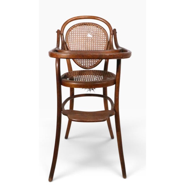 Antique Bentwood Highchair Att. To Thonet For Sale - Image 11 of 15