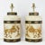 A Pair English Export Hexagonal Tea Caddy Hand-Painted Chinoiserie Landscape Table Lamp For Sale - Image 11 of 11