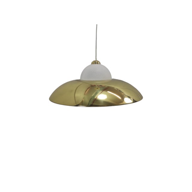 Metal Brass Pendant Lamp, 1970s For Sale - Image 7 of 7