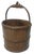 Oak and Iron Log Bin For Sale