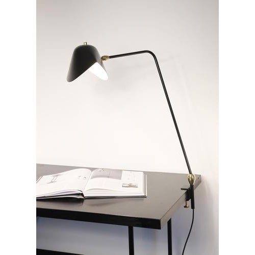 Table lamp model 'two swivels agrafée table lamp' designed by serge mouille in 1957. Manufactured by editions serge...