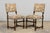 French Louis XIII Style Oak Barley Twist Dining Chairs W/ Floral Tapestry - Set of 8 For Sale In New York - Image 6 of 18