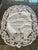 Vintage Crochet Linen Dolly Table Decor For Sale - Image 4 of 5