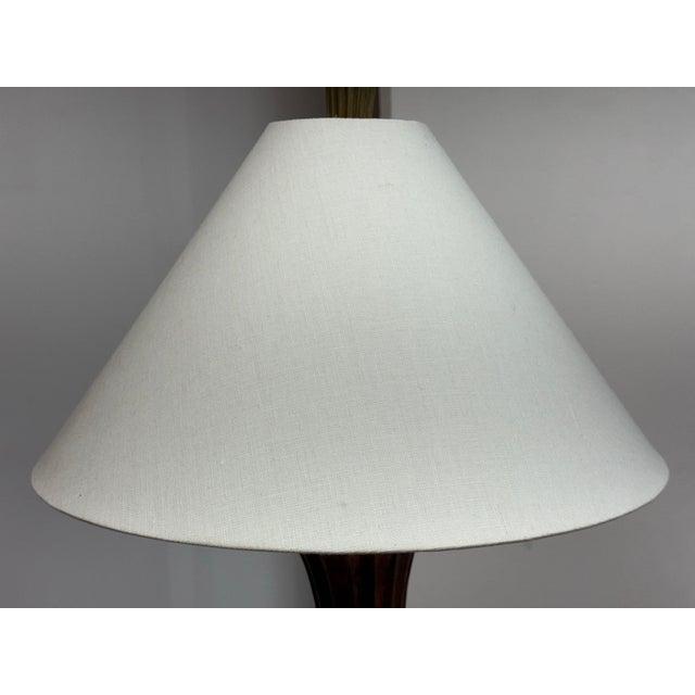 Late 20th Century Robert Kuo for McGuire Diva Table Lamp, Late 20th Century For Sale - Image 5 of 12