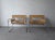 All original, Vintage pair of Wassily chairs by Marcel Breuer for Knoll. Originally designed in 1925, this is a truly...