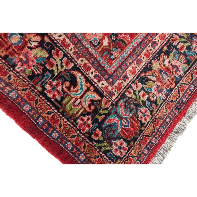 Vintage Mahal Carpet - 11'2" x 13'7" For Sale In New York - Image 6 of 15