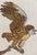 Creams and Gold, Tan Antique American Hooked Rug With a Bald Eagle on a Tree 2'7"x3'1" For Sale In Atlanta - Image 6 of 8