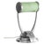 Gold Art Deco Chrome Desk Lamp by Joseph Lucas, 1930 For Sale - Image 8 of 8