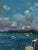 2020s Oil Painting Old Wooden Pier Leading Into the Sea Yuriy Suprunchuk For Sale - Image 5 of 9