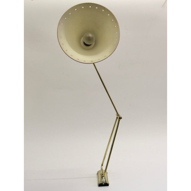 1950s Red Diabolo Articulated Wall Light by Rene Mathieu for Lunel, 1950s For Sale - Image 5 of 14