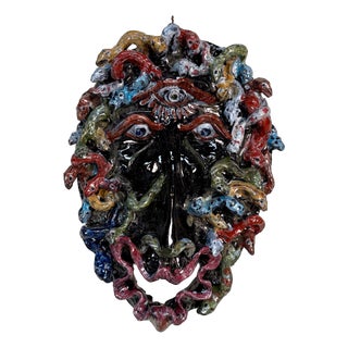 Monumental Cyclops Medusa Apotropaic Mask from Gennaro Condurso, Italy, 2010s For Sale