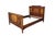 Neoclassical Antique Edwardian Neoclassical Style Mahogany Fruitwood Inlaid Bed Frame For Sale - Image 3 of 18