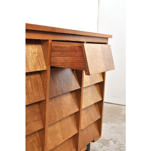 Vintage Chest of Drawers with Slanted Fronts, 1940s For Sale - Image 3 of 13