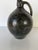 1980s Vintage Organic Primitive Style Handcrafted Black Pottery Vase With Incised Tribal Motifs For Sale - Image 5 of 12