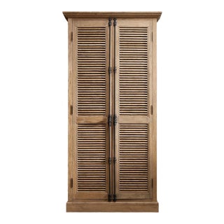 Restoration Hardware Shuttered Armoire For Sale