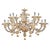 Rezzonico Chandelier in Crystal and Gold Murano Glass, 1950s For Sale - Image 10 of 10