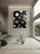 Oversized, authentic mixed-media abstract work from the mid-1980s. Titled "Trap 17" and created by artist Cat Conner in...