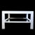 Late 20th Century Rectangular Linen Wrapped Coffee Table For Sale - Image 5 of 5