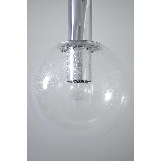 Industrial Sphere Ceiling Lamp from Limburg, 1960s For Sale - Image 3 of 10