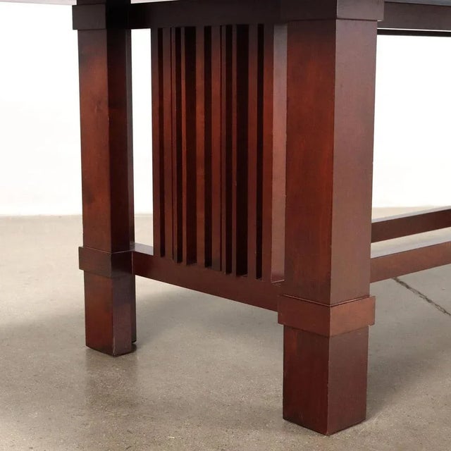 Cherry Taliesin Table from Cassina, Italy, 1989 For Sale - Image 5 of 10