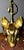 Mid-20th Century Virginia Metalcrafters Brass Fox Head and Riding Crop Doorstop For Sale - Image 9 of 12