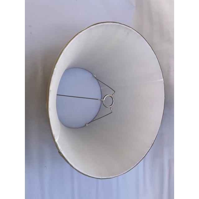 1990s Green Box Pleat Lamp Shade For Sale - Image 5 of 8