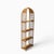 Vintage 1970s Arched Rattan & Cane Étagère, Four-Tier Shelf For Sale - Image 10 of 18
