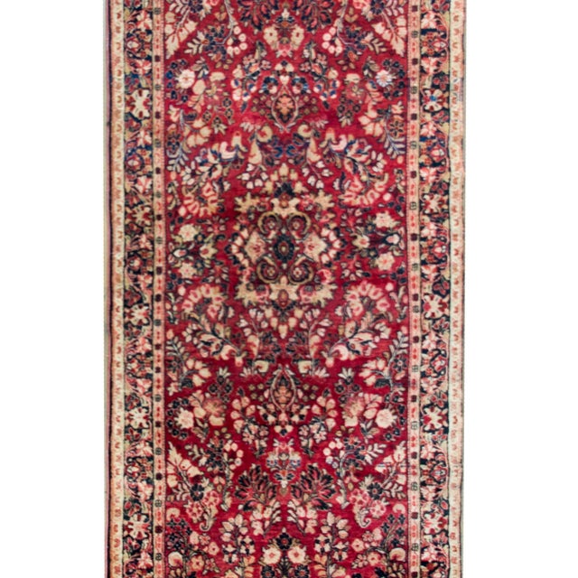 Early 20th Century Persian Sarouk Rug For Sale In Chicago - Image 6 of 14