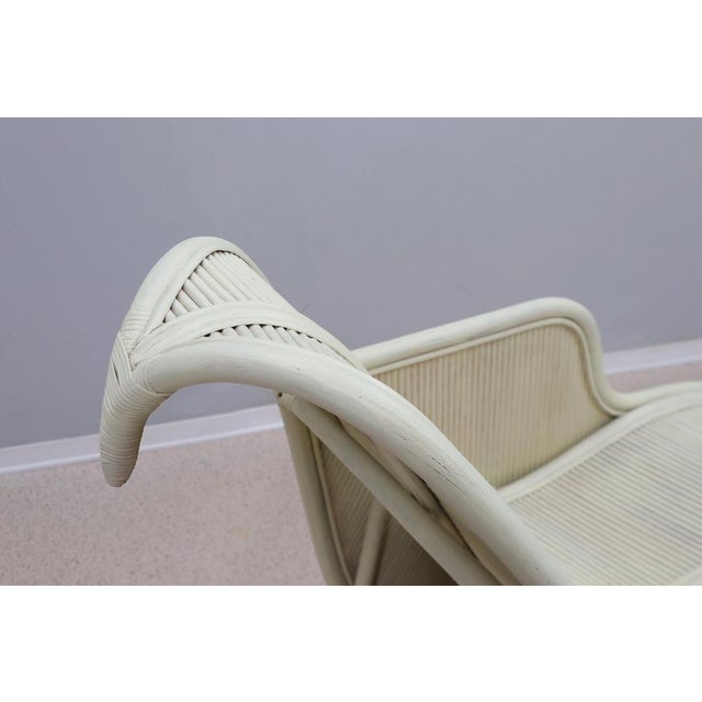 Rattan Chaise Lounge from Vivai Del Sud, 1970s For Sale - Image 6 of 12
