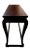 Black Plywood Cabriole Console Table For Sale - Image 4 of 6
