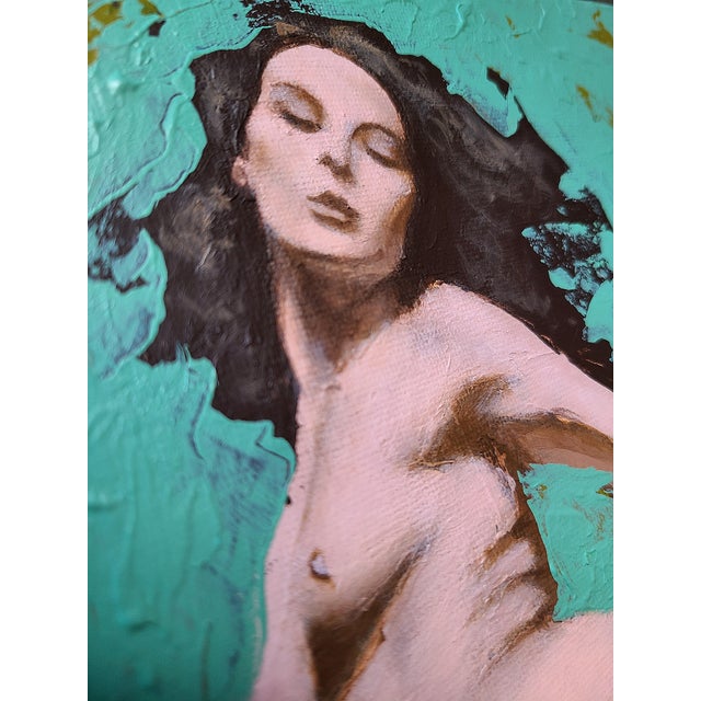 Perilous Grace (Contemporary Impressionist Figurative Nude Painting), Louis Braquet For Sale - Image 4 of 5