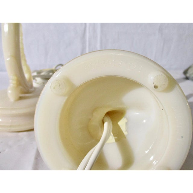 Glass 1938 Aladdin Alacite Glass Lamps - a Pair For Sale - Image 7 of 9