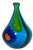 13+ In. Tall Murano Style Multicolor Tear Shaped Art Glass Vase For Sale - Image 14 of 16