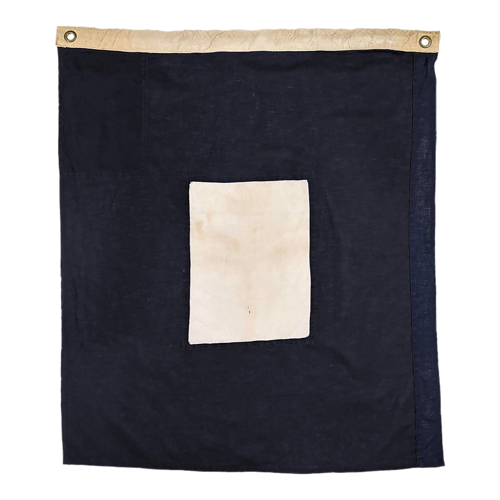 Reconstructed Vintage Cotton Nautical Signal Flag | Chairish