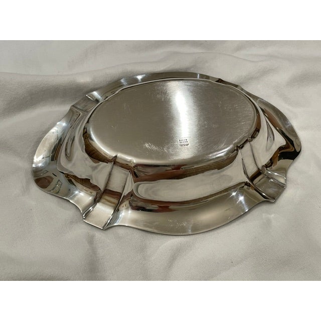 Antique Gorham "Plymouth" Sterling Silver Oval Serving Bowl for Bigelow, Kennard & Co. For Sale In Dallas - Image 6 of 6