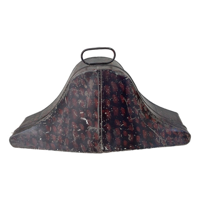 A 19c. Tole Peinte Bicorn Hat Case For Sale