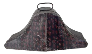 A 19c. Tole Peinte Bicorn Hat Case