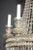 French Crystal and Bronze Six-Light Chandelier For Sale - Image 9 of 11