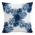 Not Yet Made - Made To Order 22" Indoor/Outdoor Pillow Navy Palm Cross For Sale - Image 5 of 5