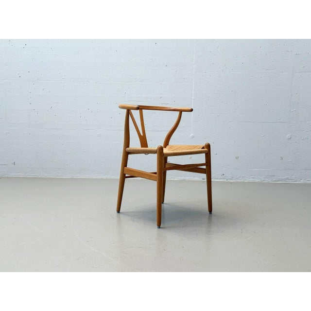 Original wishbone chairs, model ch24, in oak by hans j. Wegner, produced by carl hansen & søn in odense, denmark. These...