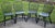 Vintage (2001) Set of Four Ethan Allen Dining Chairs have a Farmhouse Style. The Chairs are Oak with a Black Distressed...