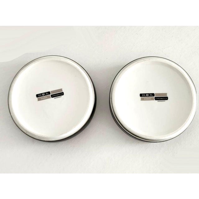 Ceramic 1970s Chromatics Games by Block Bowls in 2 Shapes, 8 Pieces For Sale - Image 7 of 8