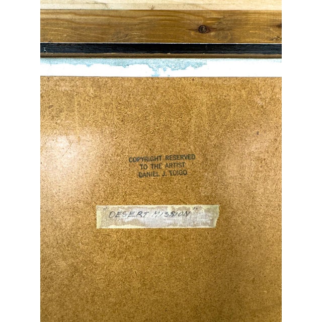 Daniel J Toigo Painting, "Desert Mission" For Sale - Image 11 of 12