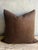 Size 20" x 20" Includes Down Feather Insert Color: Dark Brown Content: 100% Wool A luxurious pillow crafted from rich...
