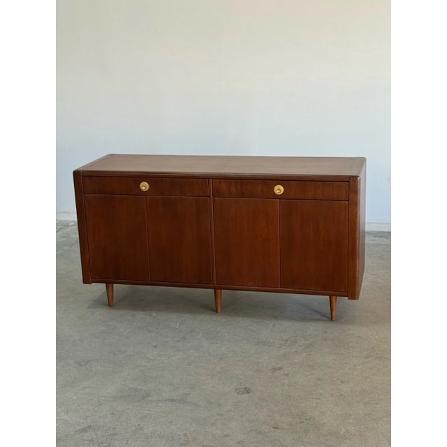 1960s Minimal Teak Credenza by Dscan, Attributed For Sale - Image 9 of 12