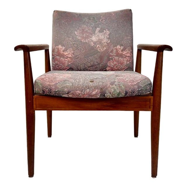 Danish Diplomat Armchair Model Fd 209 in Teakwood by Finn Juhl for France & Søn, 1960s For Sale