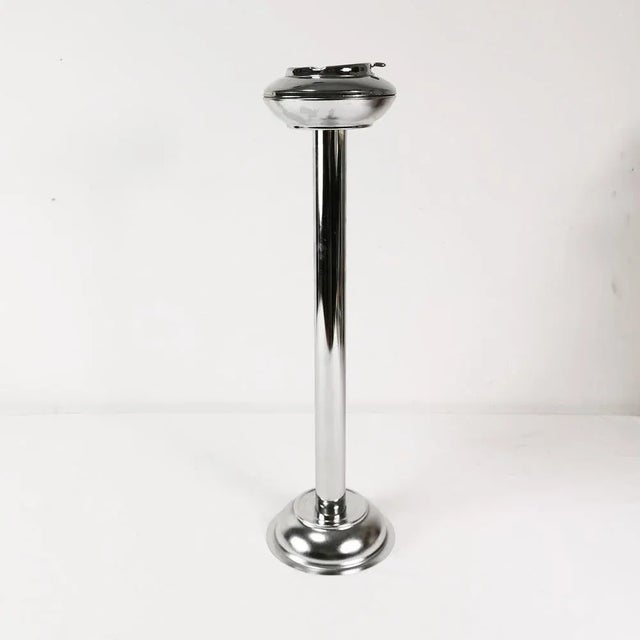 Silver Modernist Floor Ashtray, Germany, 1970s For Sale - Image 8 of 8