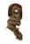 Coffee Mid 20th-Century African Helmet Mask For Sale - Image 8 of 11
