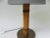 Scandinavian Modern Brass, Bamboo, and Linen Table Lamp from Bergboms, 1960s For Sale - Image 6 of 18