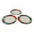 1990s Vitromaster Fruit Design Dinner Plates- Set of 3 For Sale
